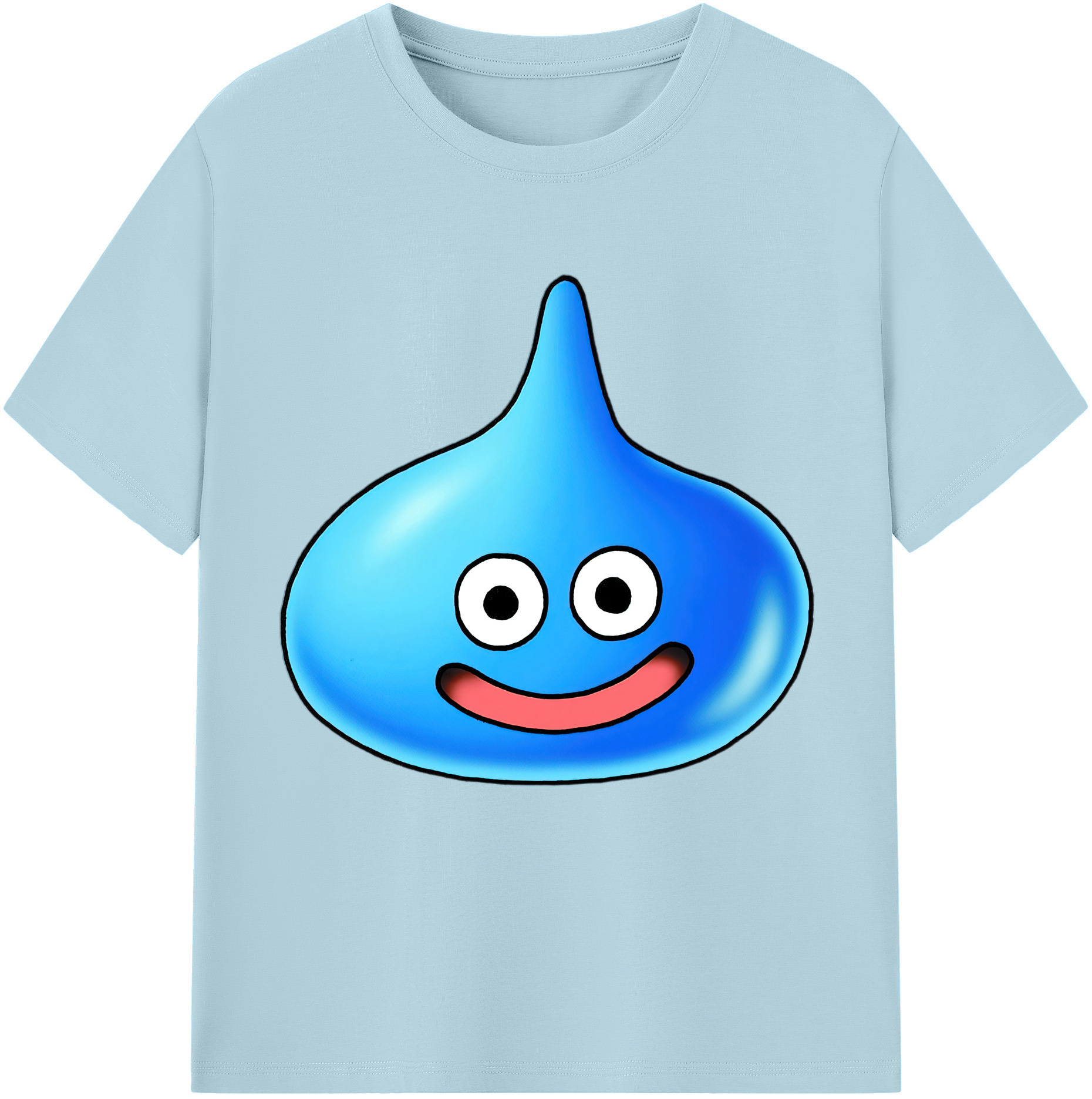（画像用） ドラゴンクエスト Doragon Kuesuto Dragon Quest 綿100％半袖Tシャツ（フロントプリント）